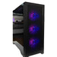 ATech Cyclone 5 Gaming PC Bundle – Intel Core i5 | GTX1030 GPU | 16GB RAM | 1TB HDD | 240GB SSD | Black Glass RGB 4 Fan Gaming Case | WiFi | Win 11 Pro | 21.5” 1080 Monitor | RGB Gaming Keyboard/Mouse Bundle